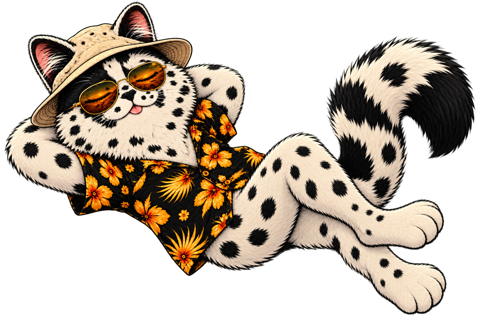 TRIPCAT floating in zero gravity